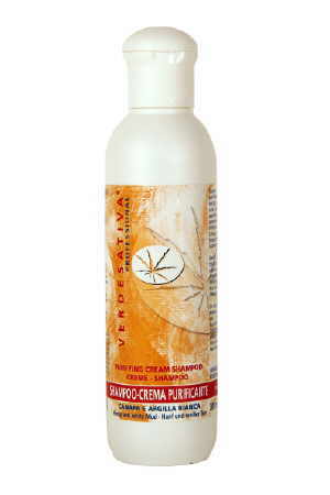 Cream Purifying Shampoo Hemp and White Clay - Click Image to Close